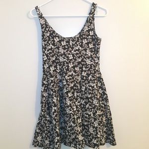 Flower Little Black Dress